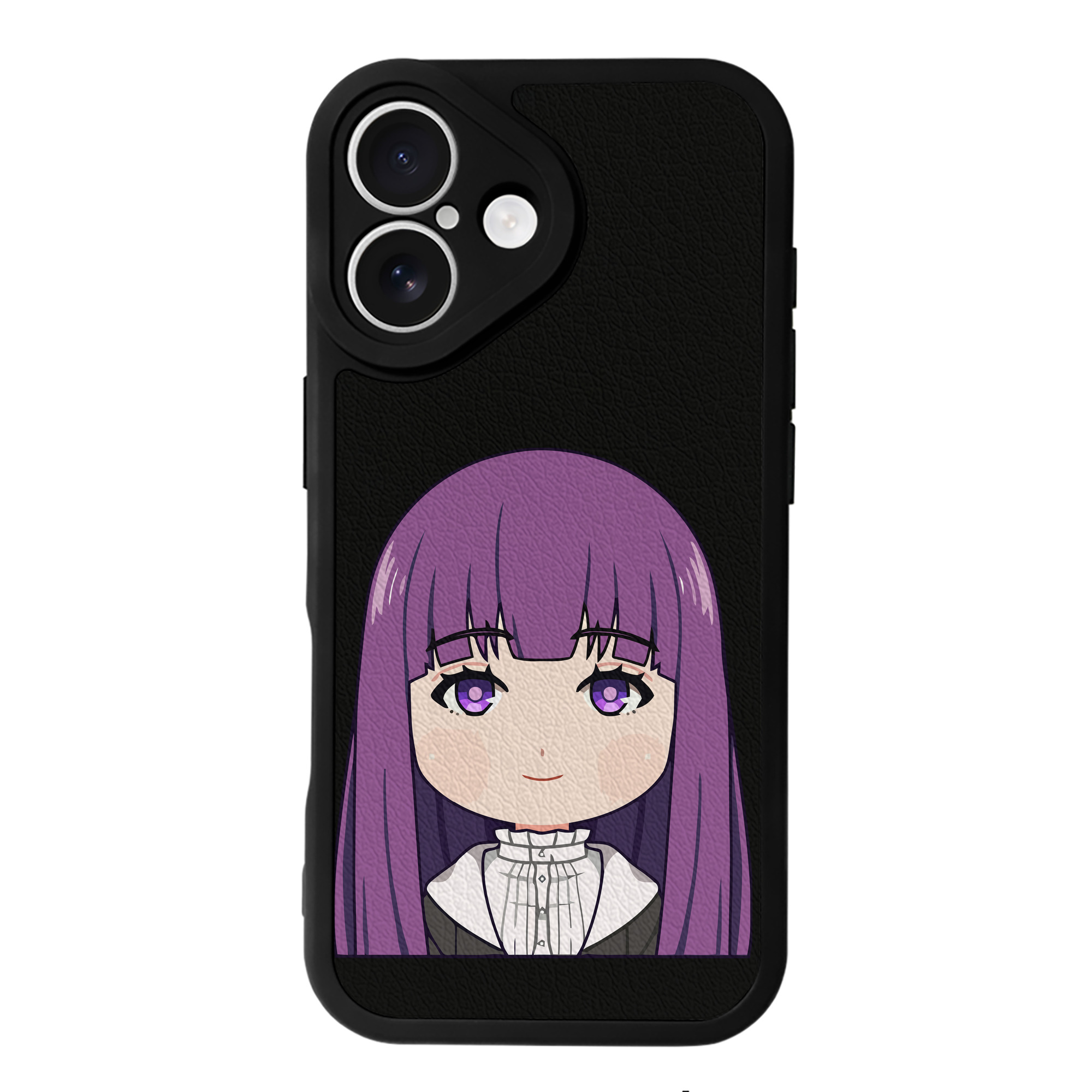 （画像用） 葬送のフリーレン Frieren 【iPhone 16シリーズ対応】シリコンスマホケース（レザー調） 材質：シリコン